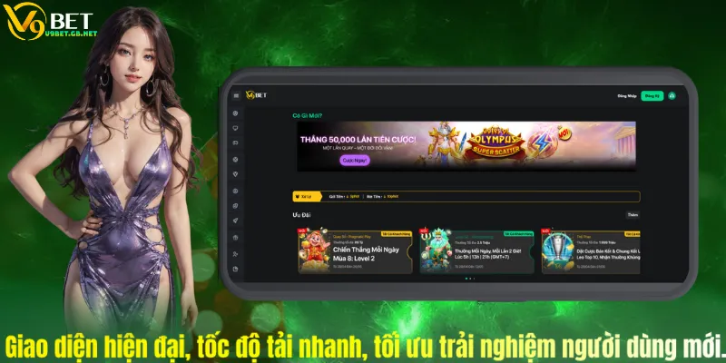 Giao diện hiện đại, tốc độ tải nhanh, tối ưu trải nghiệm người dùng mới.